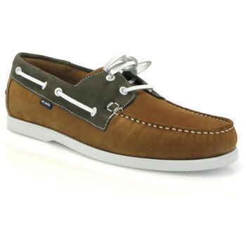 Atlanta Mocassin Náuticos Zapatos náuticos bicolor en piel de ante para hombre