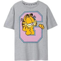 garfield camiseta collegiate para hombre