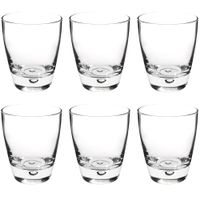 vaso de vidrio transparente