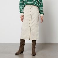 marant etoile vandy denim midi skirt - fr 34uk 6
