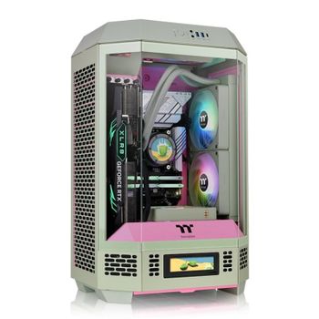 Torre Thermaltake Micro ATX Ciruela SPCC 4 Ranuras Expansión Sin Fuente