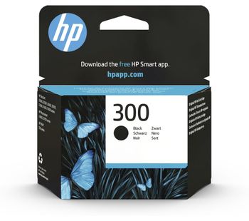 HP 300 Black Ink Cartridge, Black