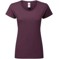 fruit of the loom camiseta iconic para mujer