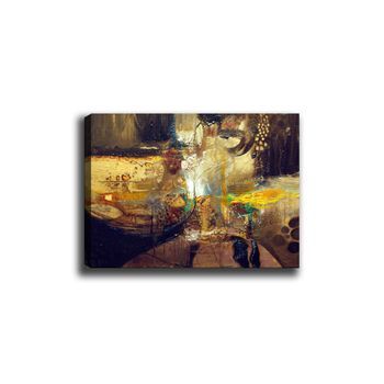 Pintura Decorativa Lienzo Canvas Tablo-197 Multicolor 70x100 Cm