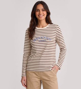 Weekend Max Mara para mujer. 2625946042650 Camiseta Wkdcestino granate (XS), Casual, Algodón, Manga larga