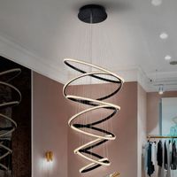 lampara colgante led ring dimmable 162w