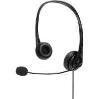 auriculares lindy 42870 con cable usb tipo a para llamadas y musica microfono boom negro