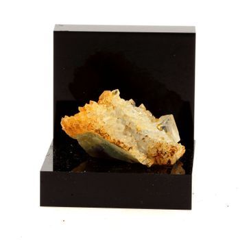 Fluoritis Blanca Y Verde + Cuarzo De Francia, Langanac, Haute -loire - Pierre Raro Y Multicolor, Ideal Para Coleccionistas - 87.8 Ct - Certificado De