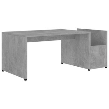 Mesa De Centro 90x45x35 Cm Madera - Gris