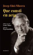 que consti en acta