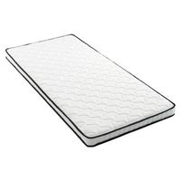 colchon de muelles - colchon para cama y sofa cama - tejido y metal - blanco 190x90x10cm