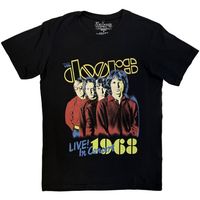 the doors camiseta live in concert 68 para mujer