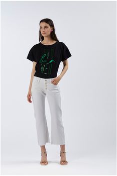 vaqueros denim skinny en tela bull denim white