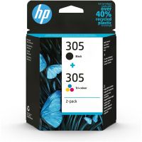 hp 305 cartucho de tinta original pack negrotricolor