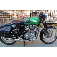 silenciador de escape royal enfield classic 500 ie e3 mass classic curvo