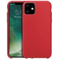 iphone 11 silicone case - red red