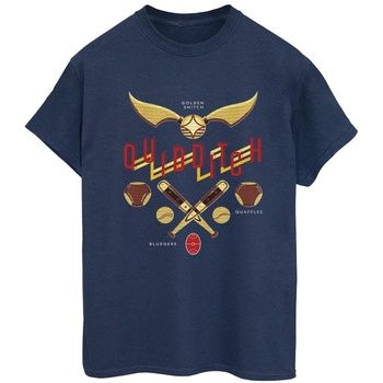 Harry Potter Camiseta Quidditch Golden Snitch para mujer