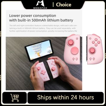 Control de Juego MOBAPAD M6/M6 HD Gemini 2, Joypad con Joystick Hall, Empuñadura Izquierda y Derecha para Consola Switch NS OLED