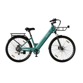 Bicicleta Eléctrica Urbana Velopro C1pro De 250 W, 36 V 18 Ah, Azul