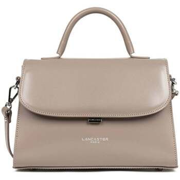 LANCASTER Bolso de mano Bolso de mano con solapa y cierre M Suave Even Galet Fonce para mujer