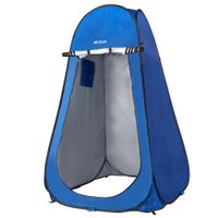aktive - tienda ducha cambiador camping sin suelo 120x120x185 cm plegable con varillas poliester impermeable ventilacion superior bolsa de transporte incluida exterior interior puerta