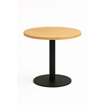 Mesa Kuat Redonda 60 Cm De Madera 72*60*60 Cm - Madera Clara