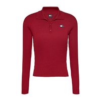 tommy jeans jersey rojo dw0dw19803-xit