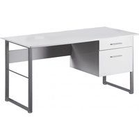alphason cabrini desk - white white