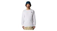 camiseta de manga larga the north face easy blanc homme