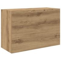 mueble de pared bano madera ingenieria roble artisan 60x25x40cm vidaxl