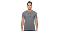 camiseta de manga corta rubb r happiness grey