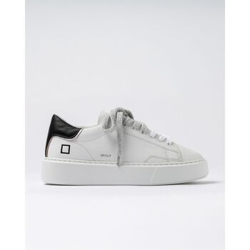 D.A.T.E. Zapatillas W441-SF-CA-WB SFERA CALF-WHITE BLACK para mujer