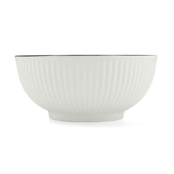 Ensaladera porcelana bicolor 20,5 cm