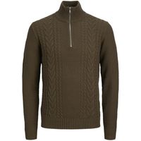 jack  jones jersey 12260826 jjcraig knit half zip canteen para hombre