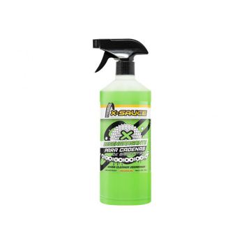 X-SAUCE | Desengrasante Para Cadenas De Bicicleta 900ml - Desengrasante específico para uso en cadenas y transmisiones de bicicletas de alta eficacia