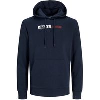 jack  jones jersey 12233599 jjecorp logo sweat hood play noos navy blazer play 5 para hombre
