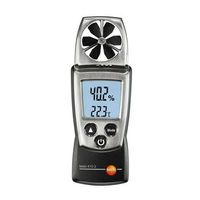 410-2 anemometro de helice mide la velocidad del aire la temperatura y la humedad - testo - 0560 4102