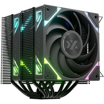 Refrigeración Aire XYZ Socket AMD e Intel Doble Torre 120mm Thermax 6 DUO ARGB Dual Fan