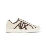 ax armani exchange para mujer xw002851af22752mz732 zapatillas big logo blanco 395 plano cordones casual