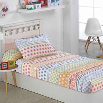 Edredón Ajustable Relleno De 350 Gr Modelo Marsella Cama 90 Y Cama 105 Color Único Talla Cama 90