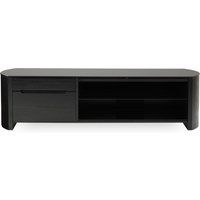 alphason finewoods 1350 tv stand - black oak black