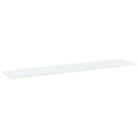 pack 4 uds estantes estanteria  libreria  armario de libros contrachapada blanco 100x20x15cm