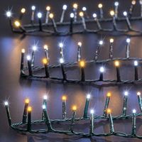 luz de navidad exterior blanca calida 2000 led 50m