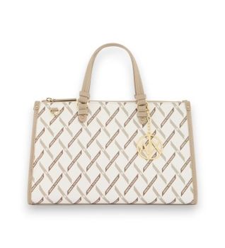 A|X Armani Exchange para mujer. XW000400AF17155M1245 Bolso Top blanco roto (OSFA), Casual, Poliéster