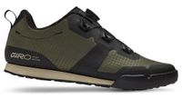 zapatillas de mtb para pedales planos giro tracker boa verde