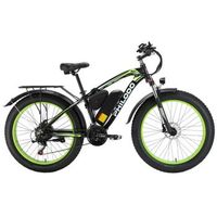 bicicleta electrica de montana philodo h7 pro 26 neumaticos anchos 840 wh negro y verde