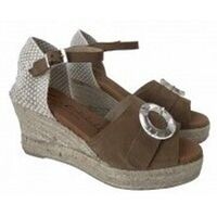 torres zapatos de tacon sandalia cuna esparto 5c doble hebilla para mujer