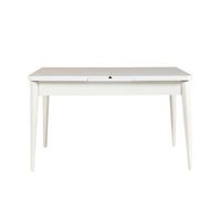 set mesa comedor extensible y sillas 5 piezas vina piedra blanco
