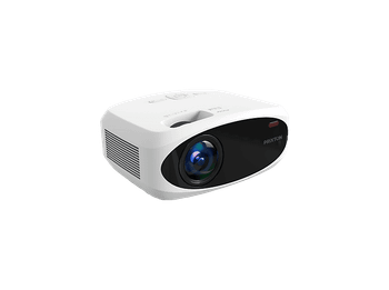 Proyector - Prixton Picasso, 1.920 x 1.080 píxeles, 50000 h, Full-HD, Wi-Fi, Proyección Variable entre 1 y 7 metros, Blanco