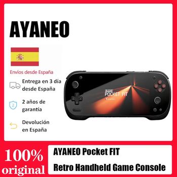 Consola de Juegos Retro Portátil AYANEO Konkr Pocket FIT G3 GEN3, Pantalla LCD de 6'', 144 Hz, WiFi 7, Transmisión de Latencia Ultrabaja, Batería de 8000 mAh